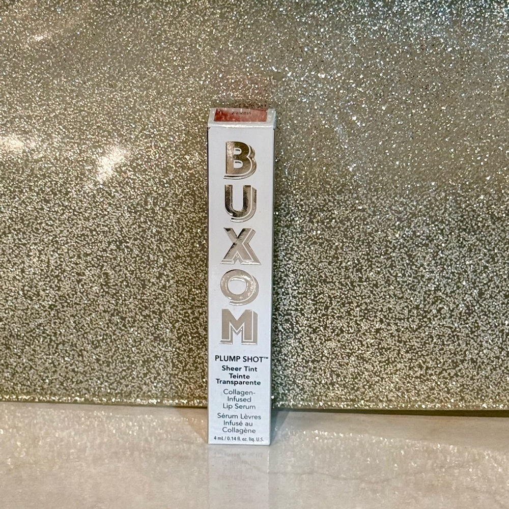Buxom Plump Shot Sheer Tint Lip Serum Plush Peach